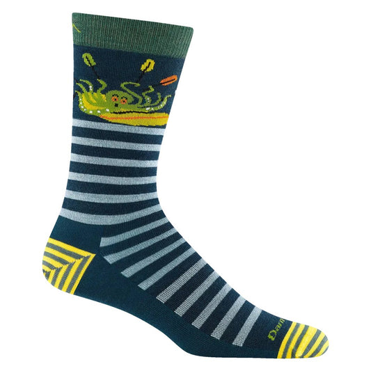 Darn Tough Men's Animal Haus Crew Lightweight-Accessories - Socks - Women's-Dark Teal-M-Appalachian Outfitters