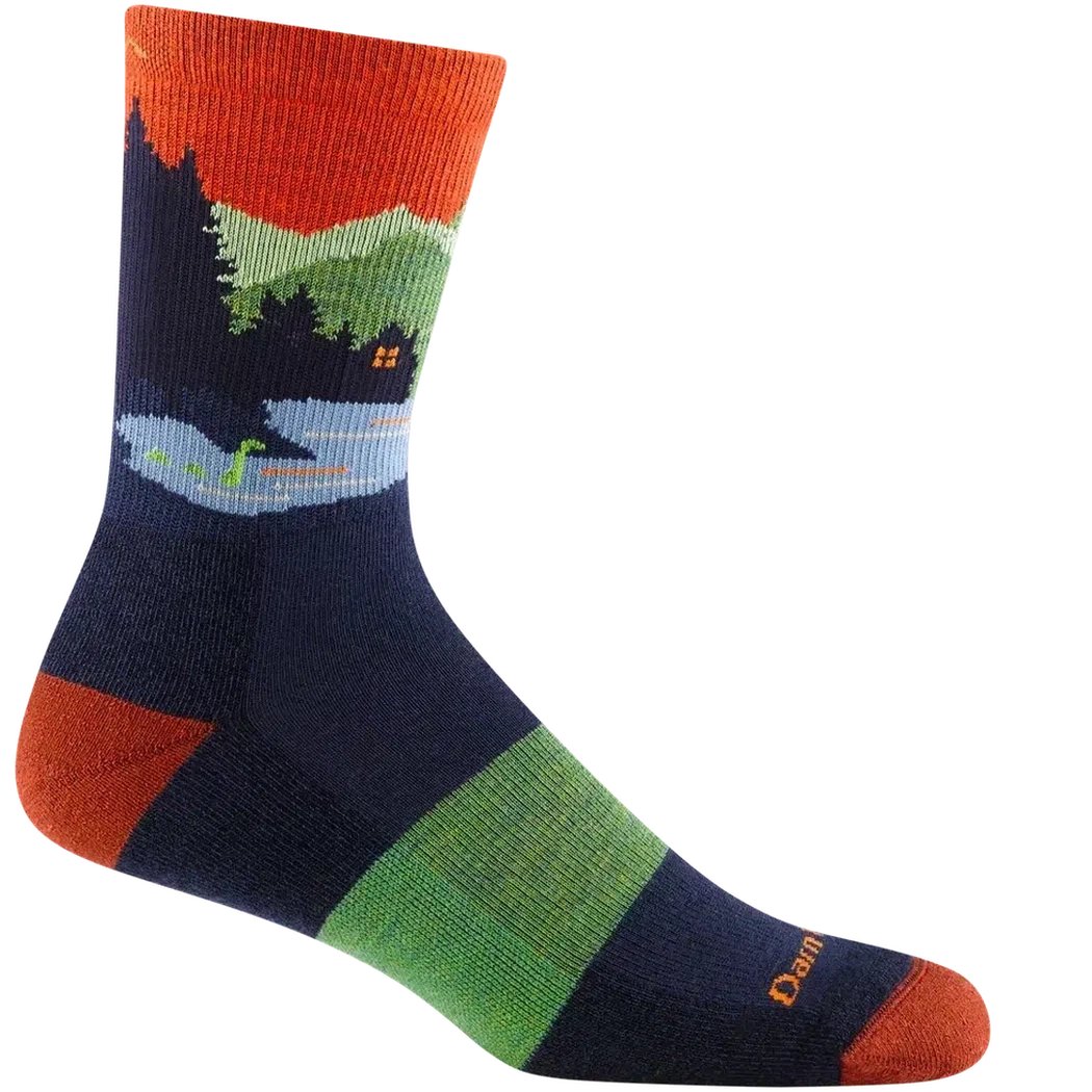 Darn Tough Men's Close Encounters Micro Crew Midweight with Cushion-Accessories - Socks - Men's-Eclipse-M-Appalachian Outfitters
