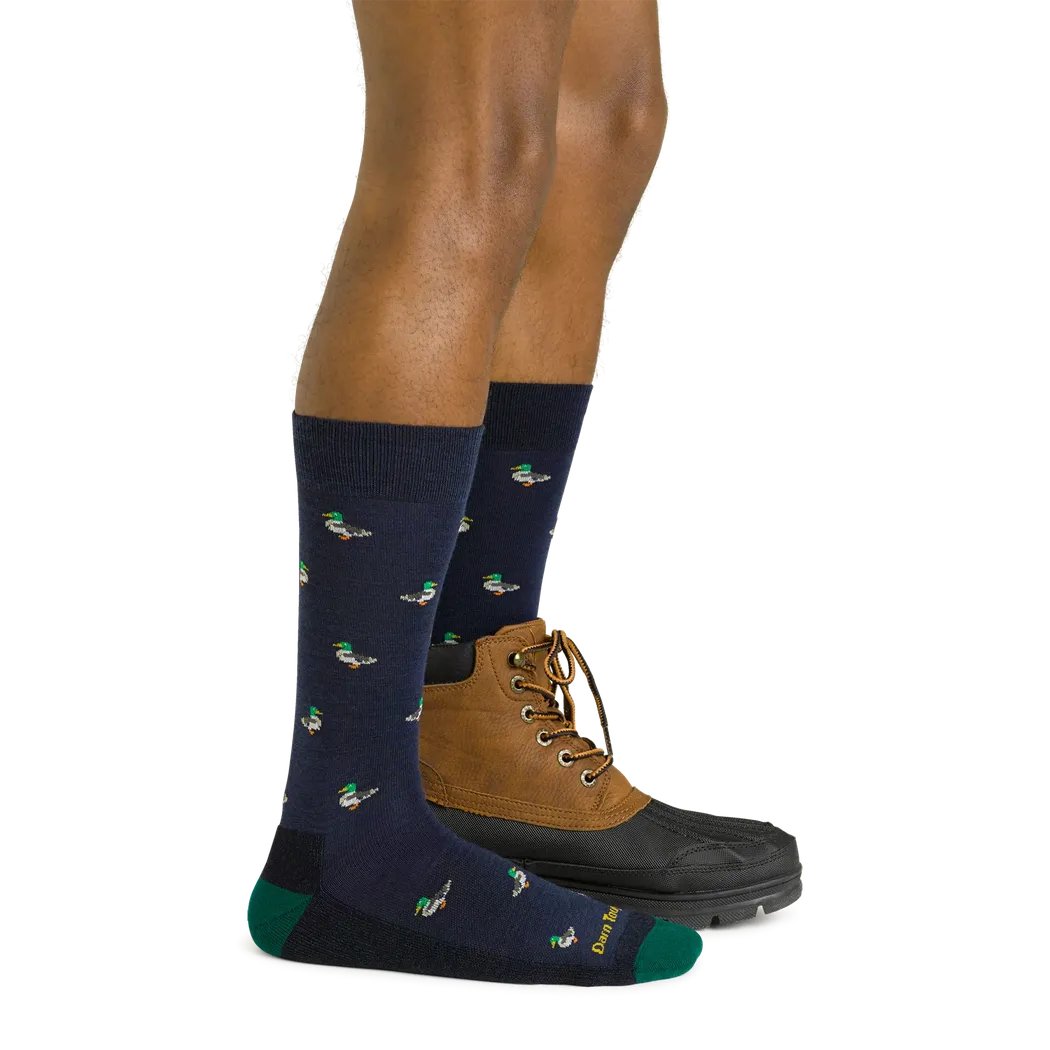 Darn Tough Men's Duck Duck Moose Crew Lightweight with Cushion-Accessories - Socks - Men's-Appalachian Outfitters
