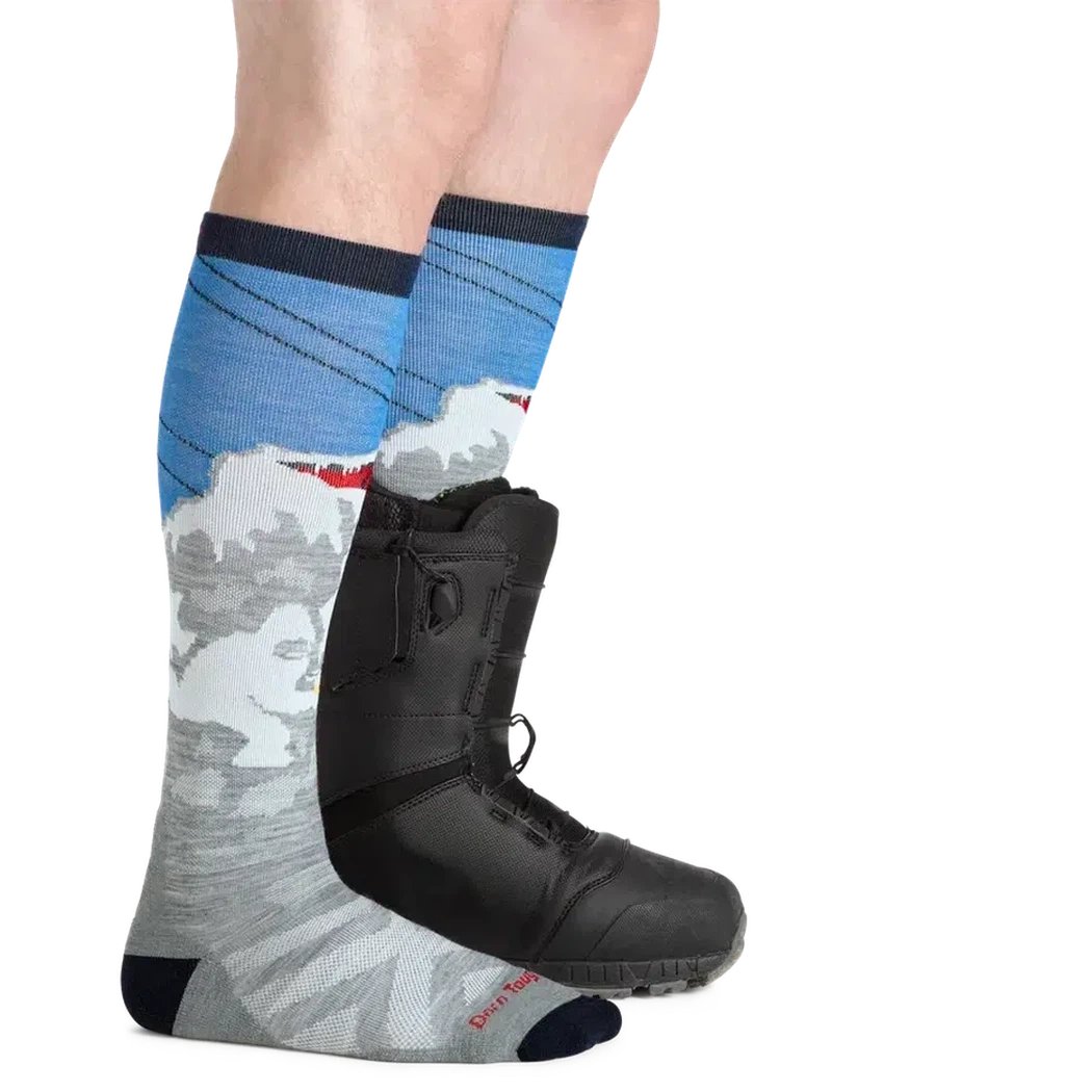 Darn Tough Men's Heady Yeti OTC Midweight with Cushion-Accessories - Socks - Men's-Appalachian Outfitters