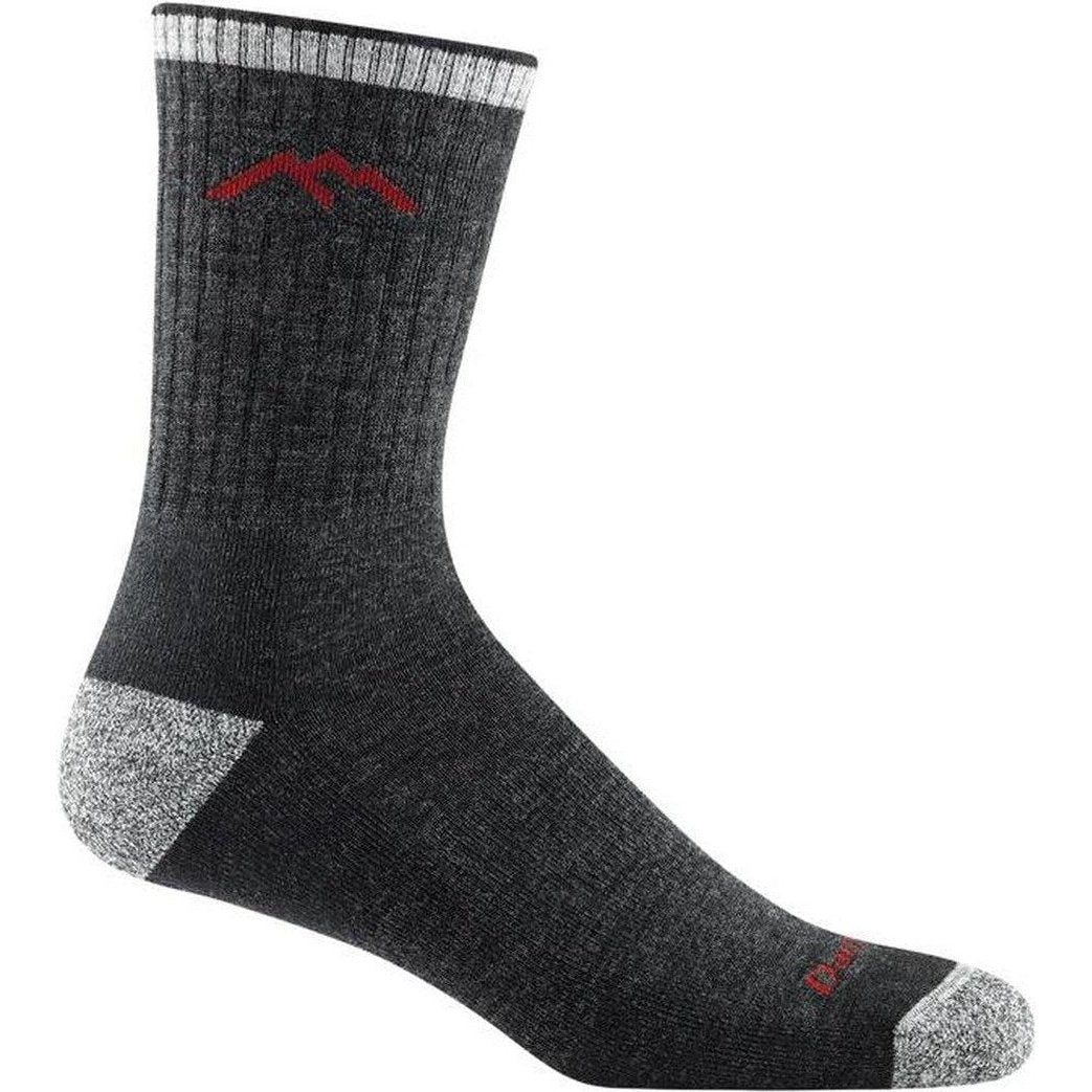 Darn Tough Men's Hiker Micro Crew Midweight with Cushion-Accessories - Socks - Men's-Black-M-Appalachian Outfitters