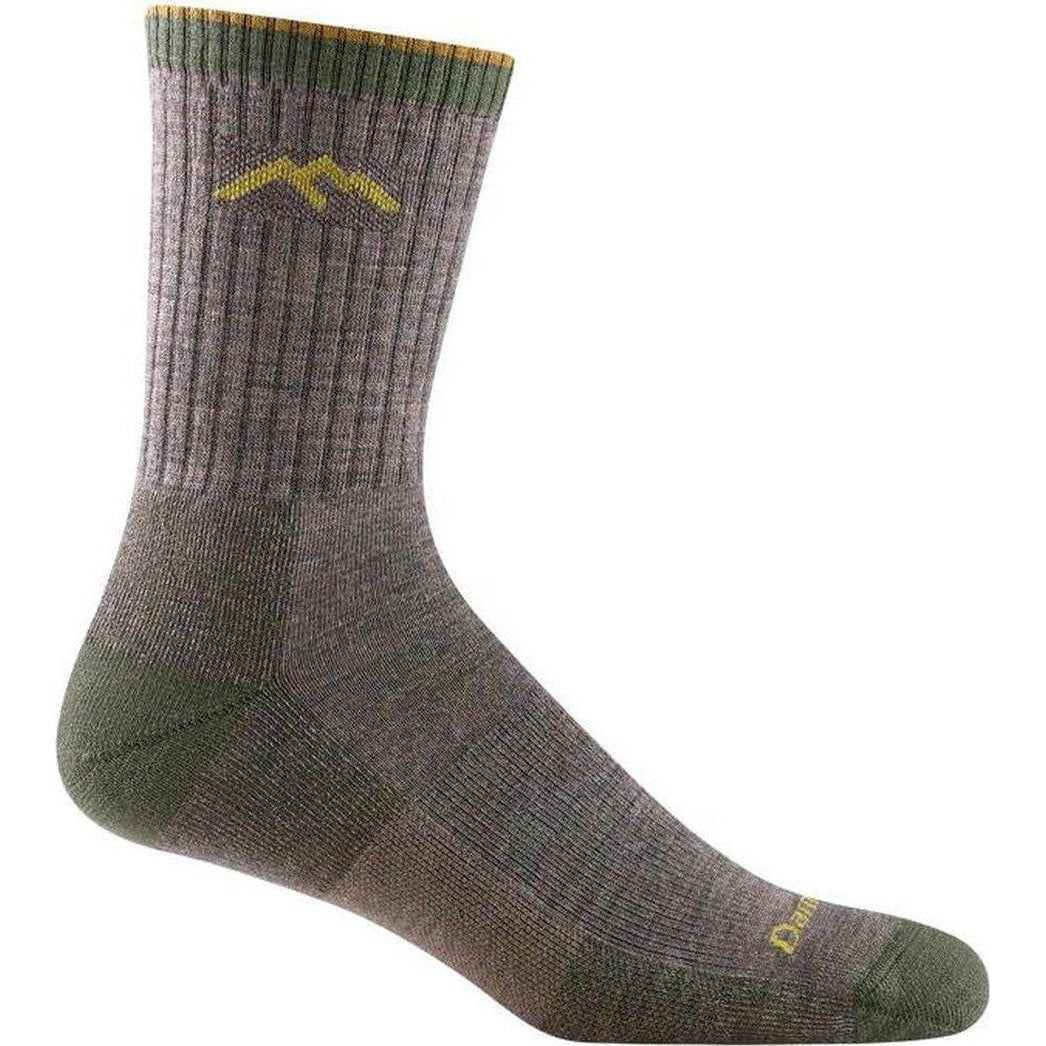 Darn Tough Men's Hiker Micro Crew Midweight with Cushion-Accessories - Socks - Men's-Taupe-M-Appalachian Outfitters