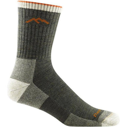 Darn Tough Men's Hiker Micro Crew Midweight with Cushion-Accessories - Socks - Men's-Olive-S-Appalachian Outfitters