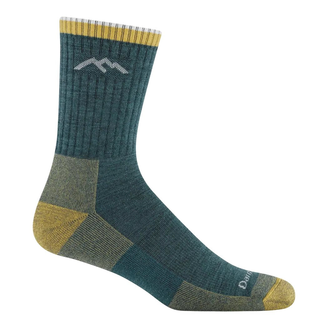 Darn Tough Men's Hiker Micro Crew Midweight with Cushion-Accessories - Socks - Men's-Spruce-M-Appalachian Outfitters