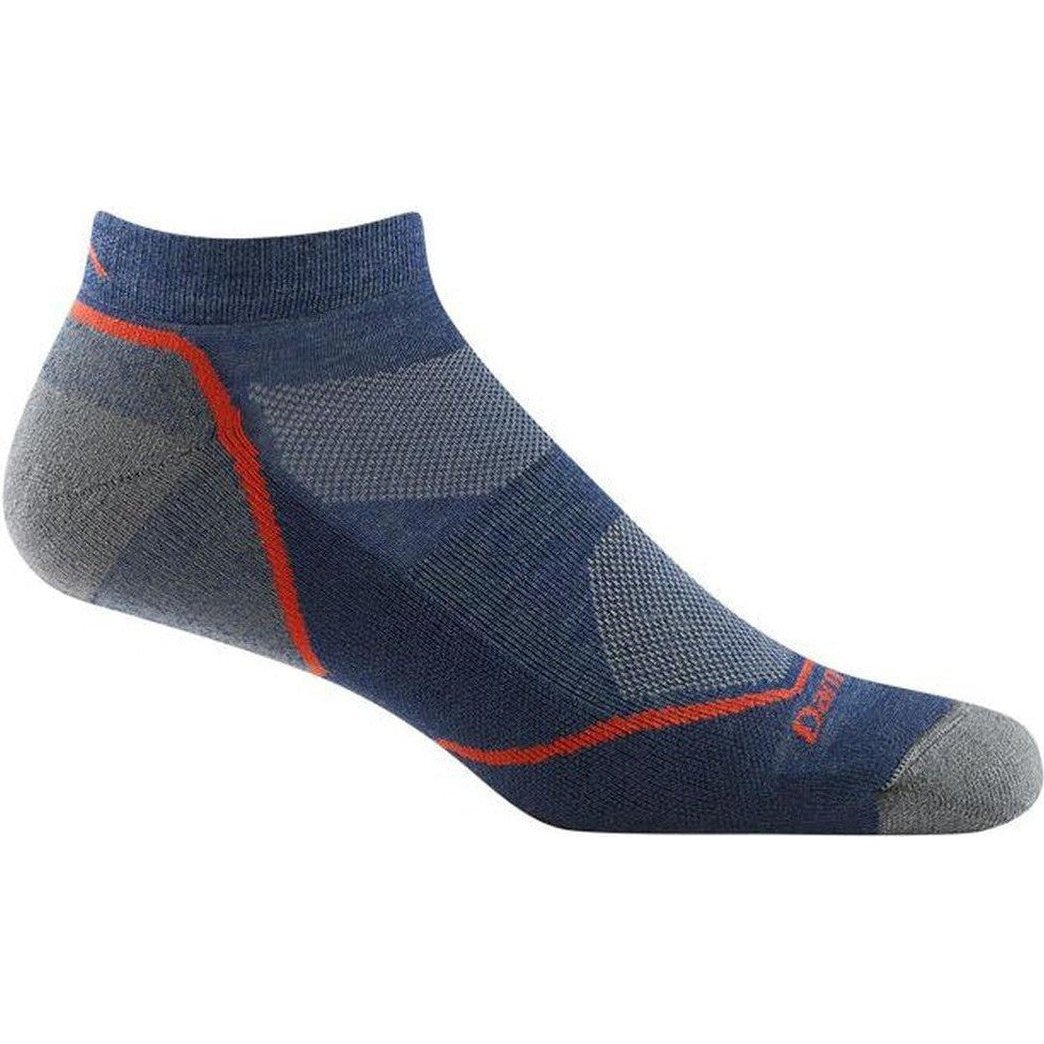 Darn Tough Men's Light Hiker No Show with Cushion-Accessories - Socks - Men's-Demin-M-Appalachian Outfitters