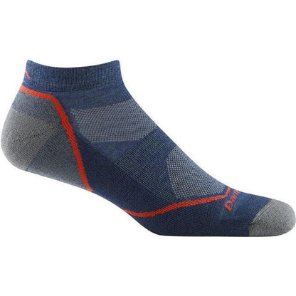 Darn Tough Men's Light Hiker No Show with Cushion-Accessories - Socks - Men's-Demin-M-Appalachian Outfitters