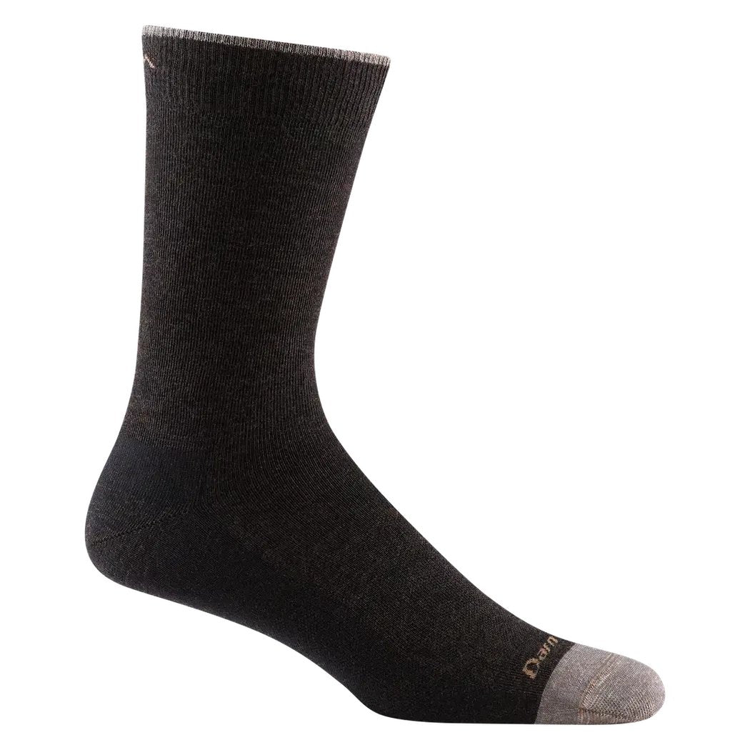 Darn Tough Men's Solid Crew Lightweight-Accessories - Socks - Men's-Chestnut-M-Appalachian Outfitters