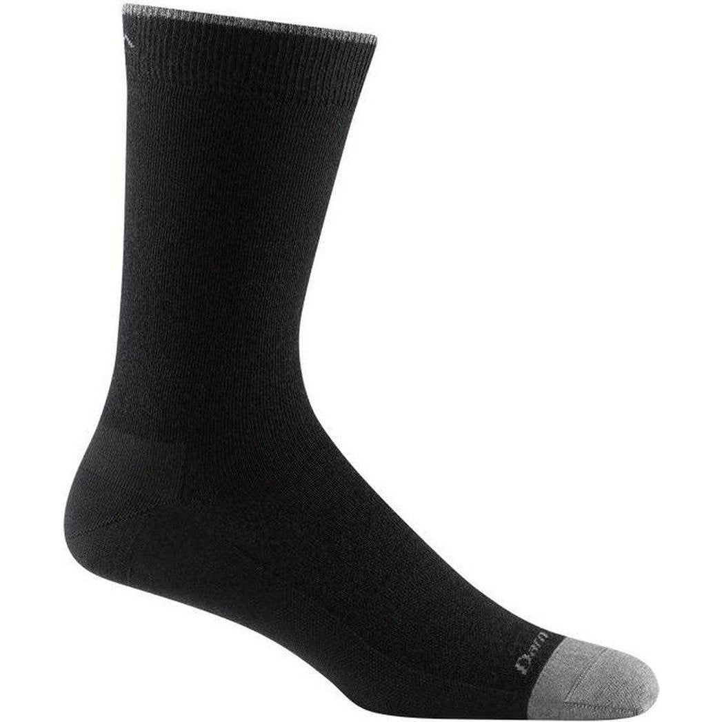 Darn Tough Men's Solid Crew Lightweight-Accessories - Socks - Men's-Black-L-Appalachian Outfitters
