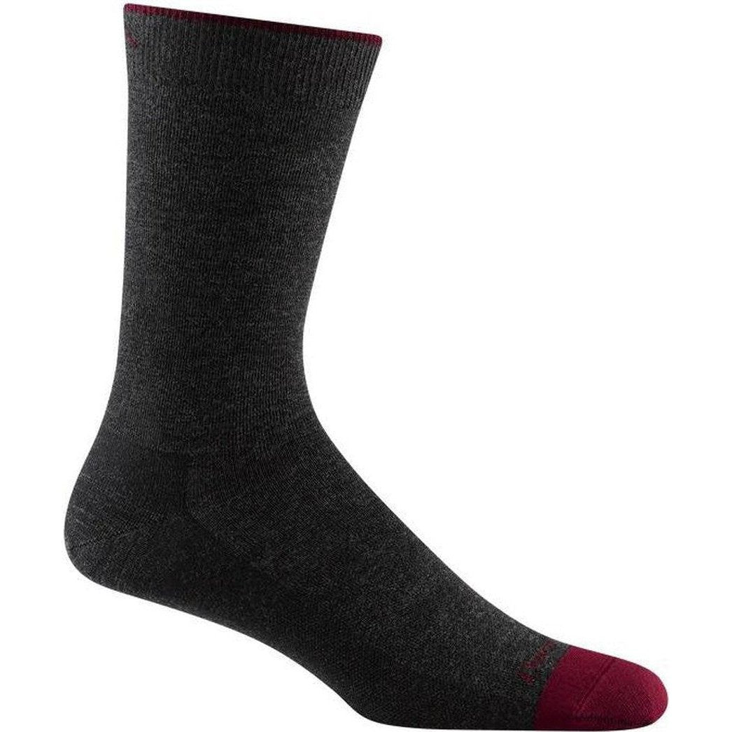 Darn Tough Men's Solid Crew Lightweight-Accessories - Socks - Men's-Charcoal-M-Appalachian Outfitters