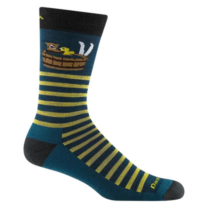 Darn Tough Men's Wild Life Crew Lightweight with Cushion-Accessories - Socks - Men's-Dark Teal-L-Appalachian Outfitters