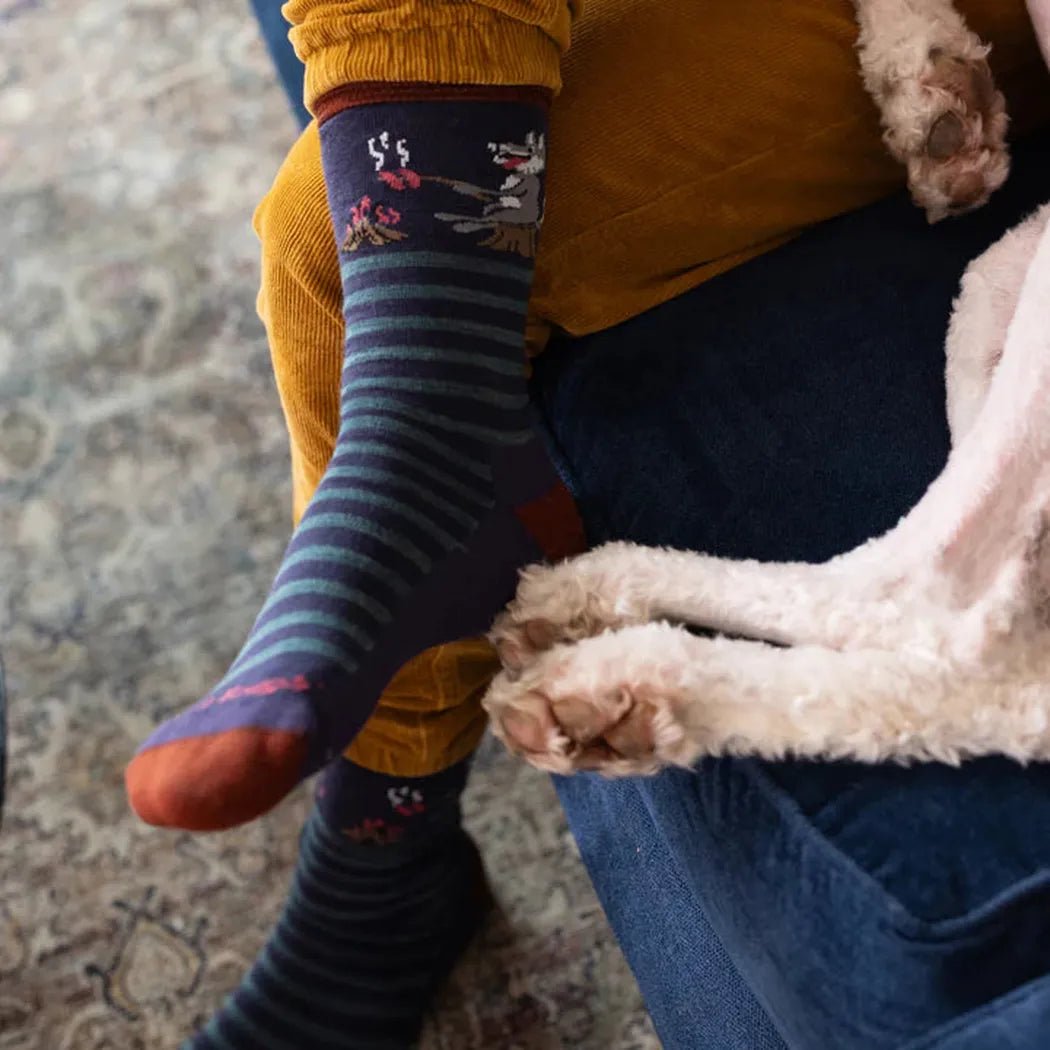 Darn Tough Men's Wild Life Crew Lightweight with Cushion-Accessories - Socks - Men's-Appalachian Outfitters