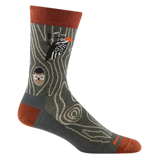 Darn Tough Men's Woody Crew Lightweight-Accessories - Socks - Men's-Forest-M-Appalachian Outfitters