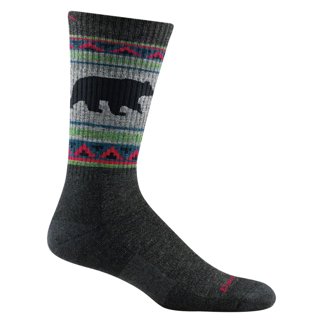 Darn Tough Vangrizzle Boot Midweight with Cushion-Accessories - Socks - Men's-Charcoal-M-Appalachian Outfitters