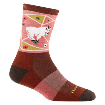 Darn Tough Women's Critter Club Micro Crew Lightweight with Cushion-Accessories - Socks - Women's-Canyon-M-Appalachian Outfitters