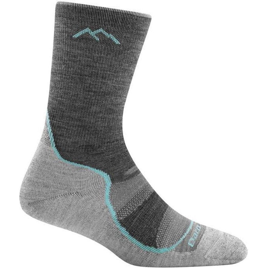 Darn Tough Women's Light Hiker Micro Crew Lightweight with Cushion-Accessories - Socks - Women's-Slate-S-Appalachian Outfitters