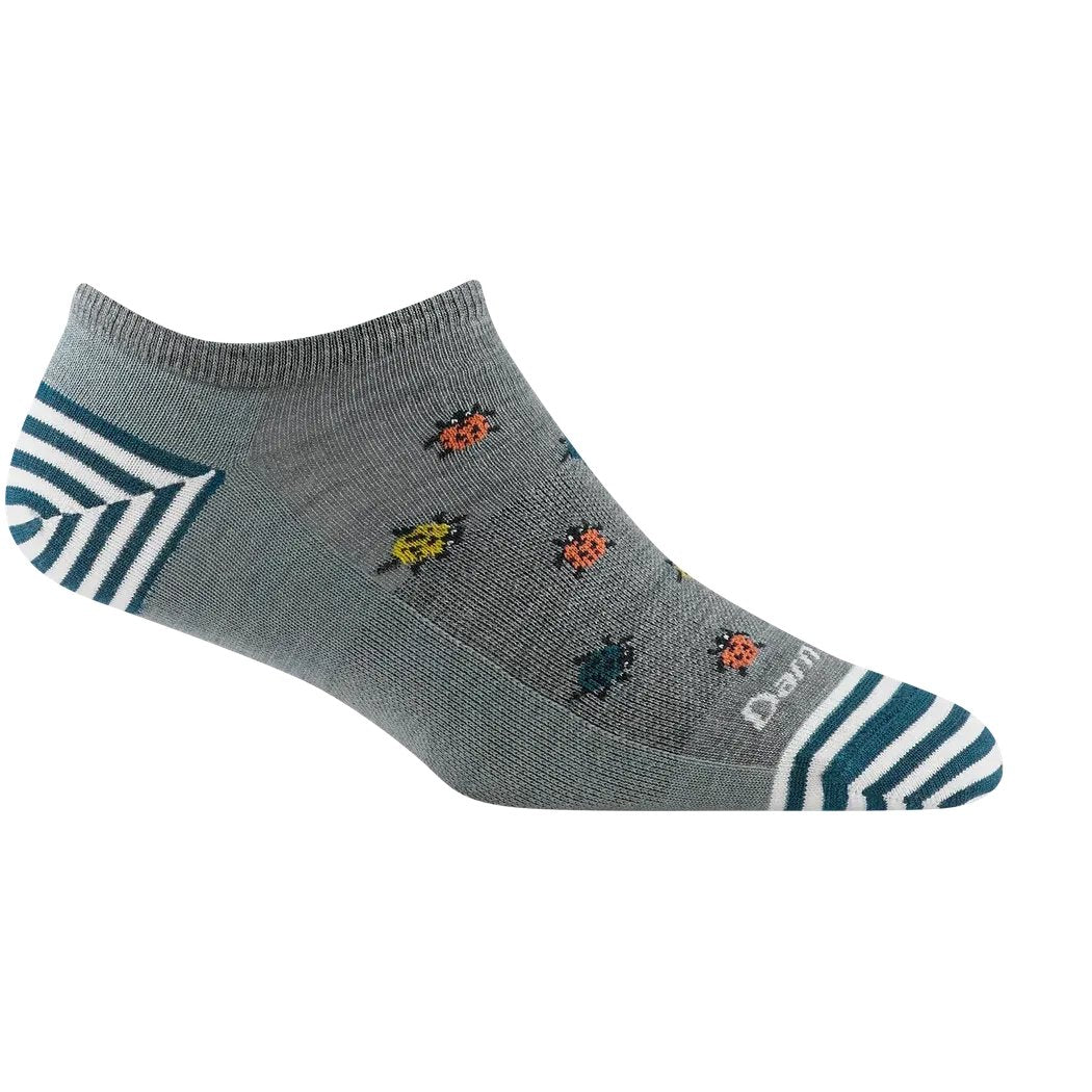 Darn Tough Women's Lucky Lady No Show Lightweight Lifestyle Sock-Accessories - Socks - Men's-Seafaom-S-Appalachian Outfitters