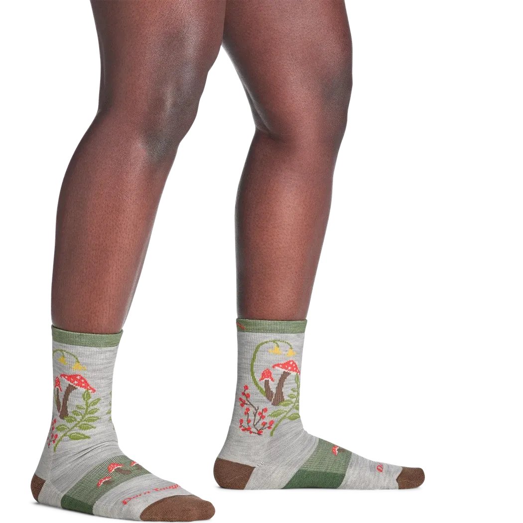 Darn Tough Women's Mellow Mushrooms Micro Crew Lightweight Hiking Socks-Accessories - Socks - Women's-Appalachian Outfitters