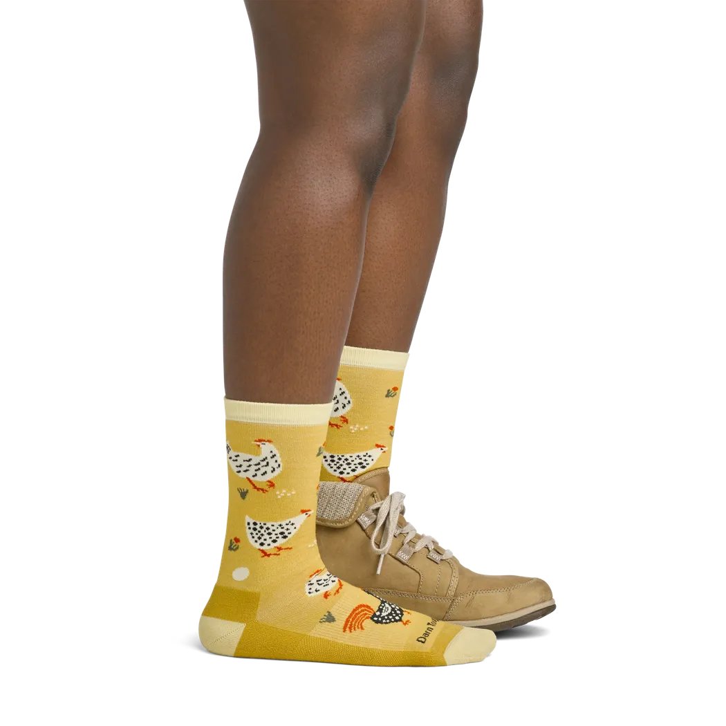 Darn Tough Women's Mother Clucker Crew Lightweight Lifestyle Sock-Accessories - Socks - Men's-Appalachian Outfitters
