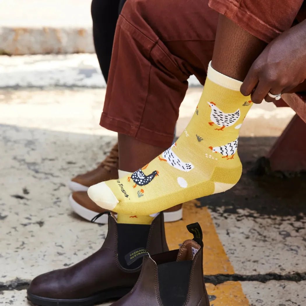 Darn Tough Women's Mother Clucker Crew Lightweight Lifestyle Sock-Accessories - Socks - Men's-Appalachian Outfitters