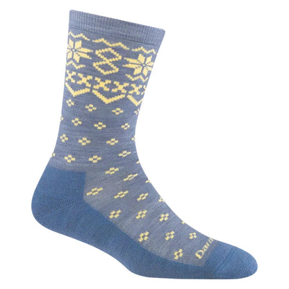 Darn Tough Women's Shetland Crew Lightweight with Cushion-Accessories - Socks - Women's-Light Denim-M-Appalachian Outfitters