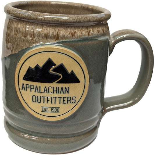 Deneen Pottery Appalachian Outfitters Mug-Camping - Hydration - Mugs-Sage-Appalachian Outfitters