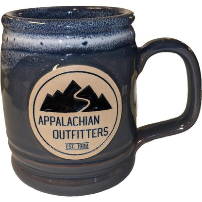 Deneen Pottery Appalachian Outfitters Mug-Camping - Hydration - Mugs-Grey-Appalachian Outfitters