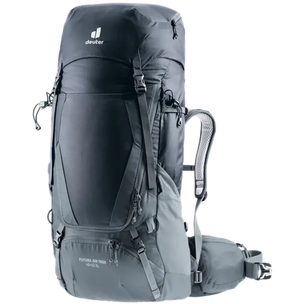 Deuter Futura Air Trek 45 + 10 SL-Camping - Backpacks - Backpacking-Black Graphite-Appalachian Outfitters