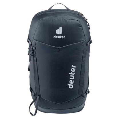 Back view of the Deuter Speed Lite Pro 17 SL - Hydro in Black showing the front pocket and Deuter logo against a white background.