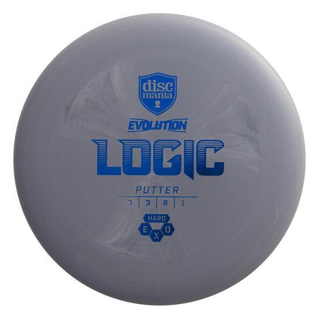 Discmania Hard Exo Logic-Disc Golf - Discs - Putt and Approach-173-176g-Grey-Appalachian Outfitters
