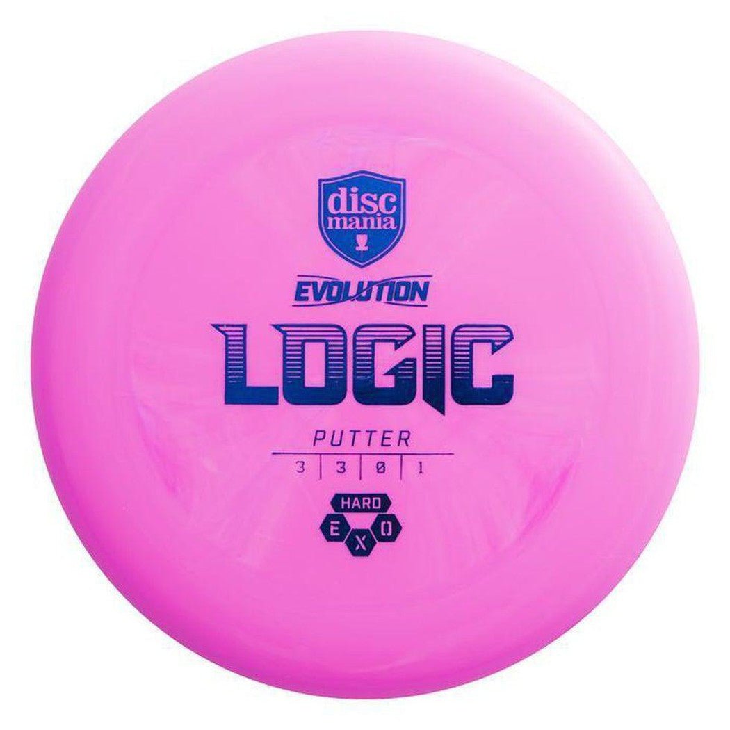 Discmania Hard Exo Logic-Disc Golf - Discs - Putt and Approach-173-176g-Pink-Appalachian Outfitters