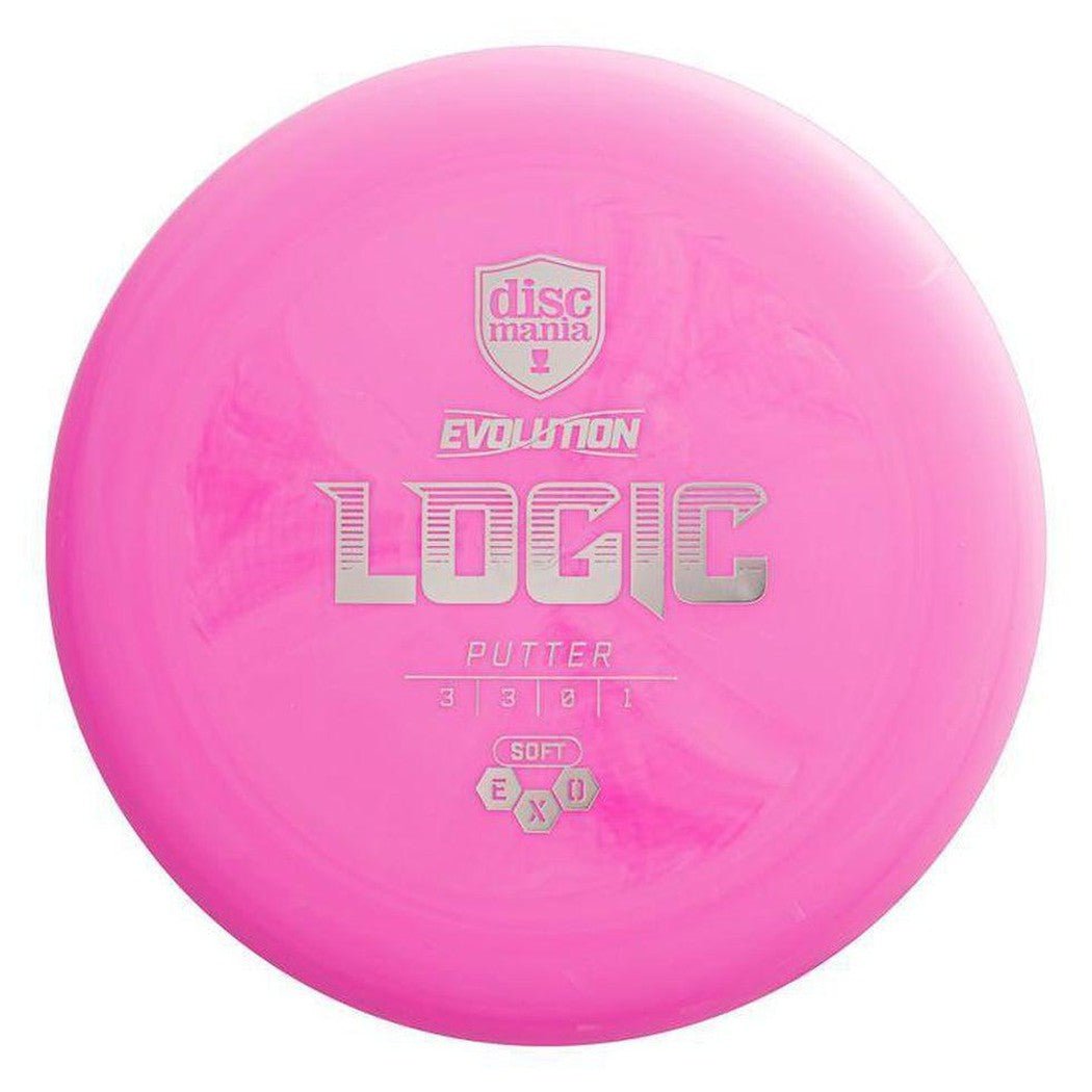 Discmania Soft Exo Logic-Disc Golf - Discs - Putt and Approach-173-176g-Pink-Appalachian Outfitters