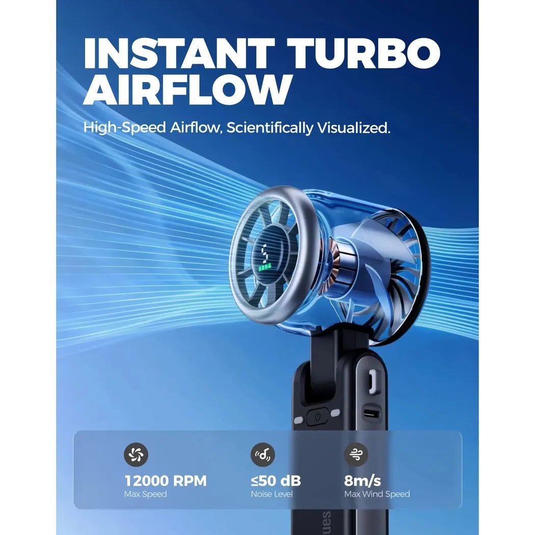 Diveblues JetForce Handheld Fan-Accessories - Phone & Tech-Appalachian Outfitters