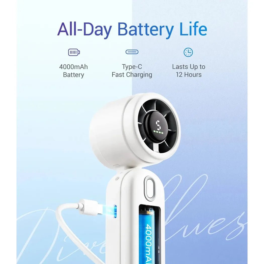 Diveblues Portable  iTurbo Handheld Fan-Accessories - Phone & Tech-Appalachian Outfitters