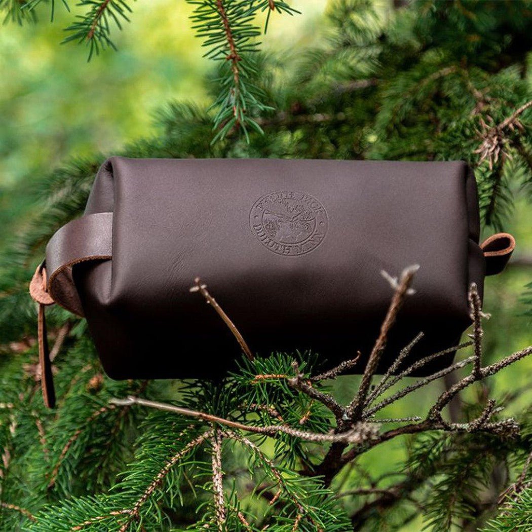 Duluth Pack Leather Travel Bag Medium-Accessories - Bags-Appalachian Outfitters