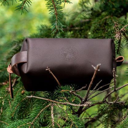 Duluth Pack Leather Travel Bag Medium-Accessories - Bags-Appalachian Outfitters