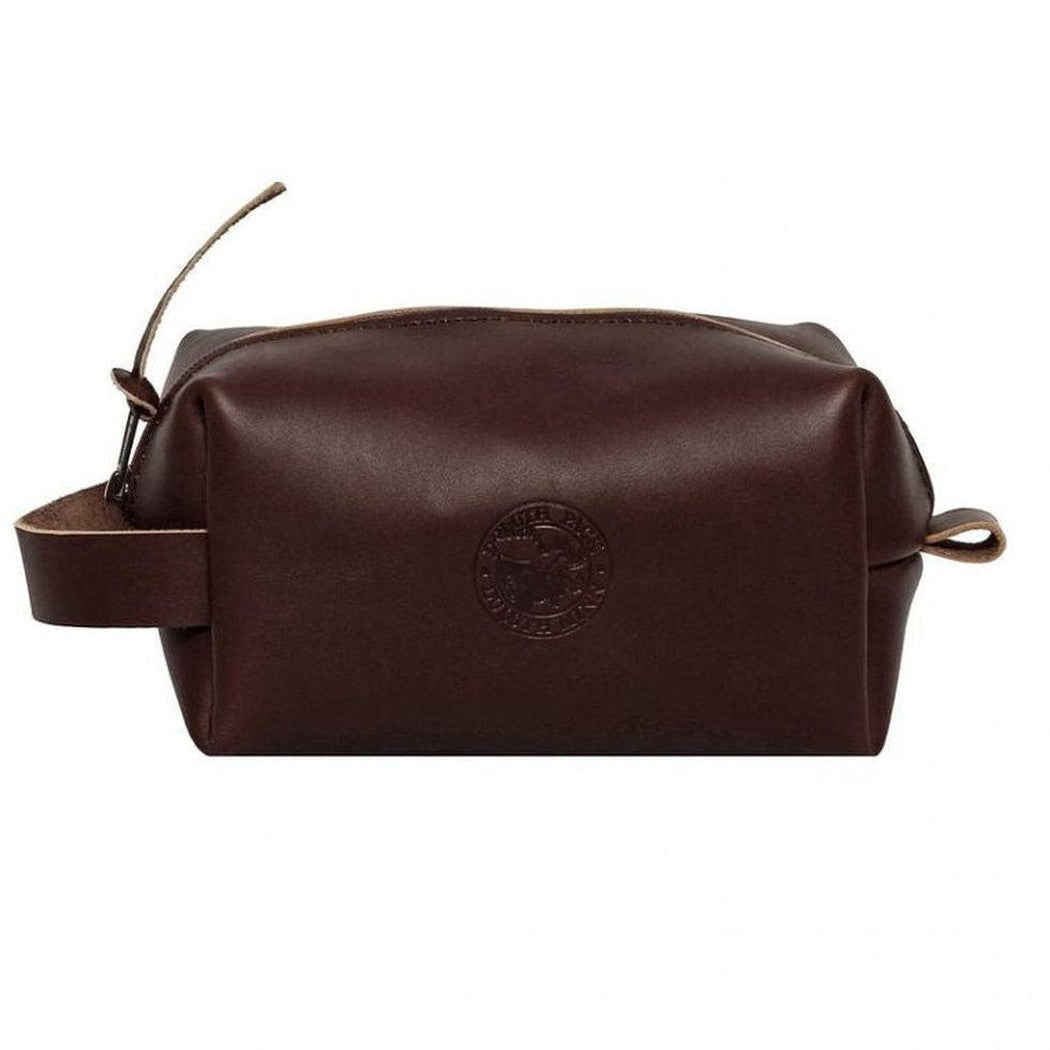 Duluth Pack Leather Travel Bag Medium-Accessories - Bags-Brown-Appalachian Outfitters