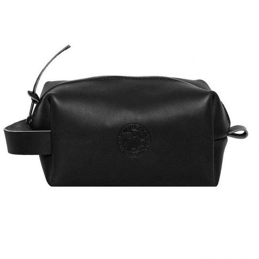 Duluth Pack Leather Travel Bag Medium-Accessories - Bags-Black-Appalachian Outfitters