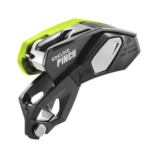 Edelrid Pinch-Climbing - Hardware - Belay and Rappel-Anthracite/Oasis-Appalachian Outfitters
