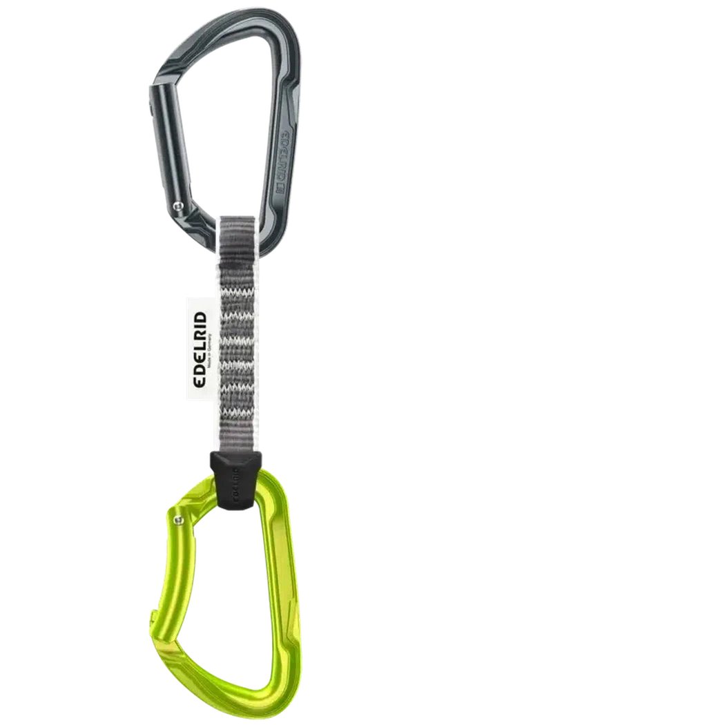 Edelrid Pure Set, 10cm-Climbing - Hardware - Quickdraws-Slate/Oasis-Appalachian Outfitters