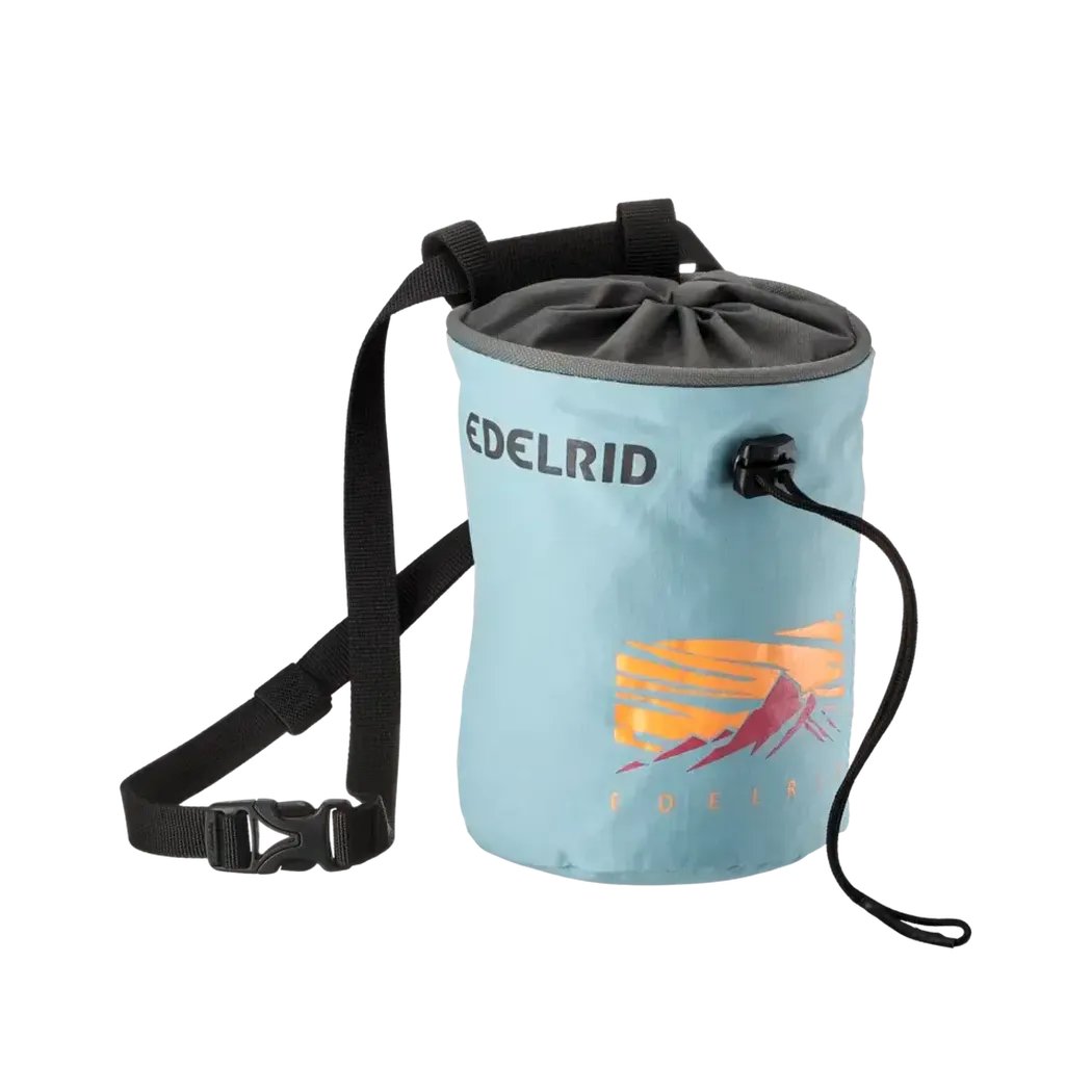 Edelrid Rodeo Chalk Bag-Climbing - Climbing Essentials - Chalk Bags-S-Stone Blue-Appalachian Outfitters