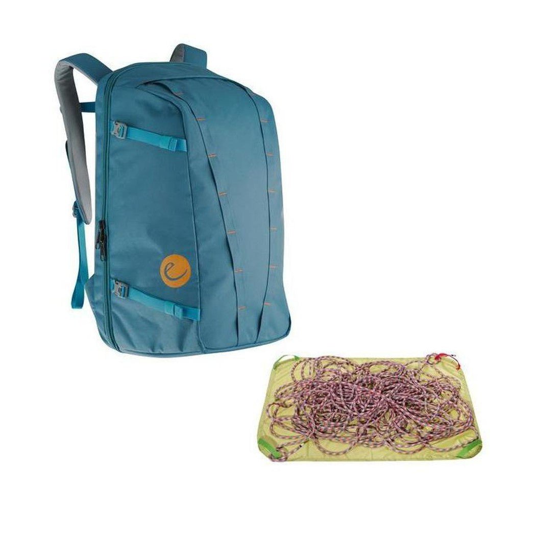 Edelrid Rope Rider Bag 45L-Climbing - Ropes - Rope Bags-Blue-Appalachian Outfitters
