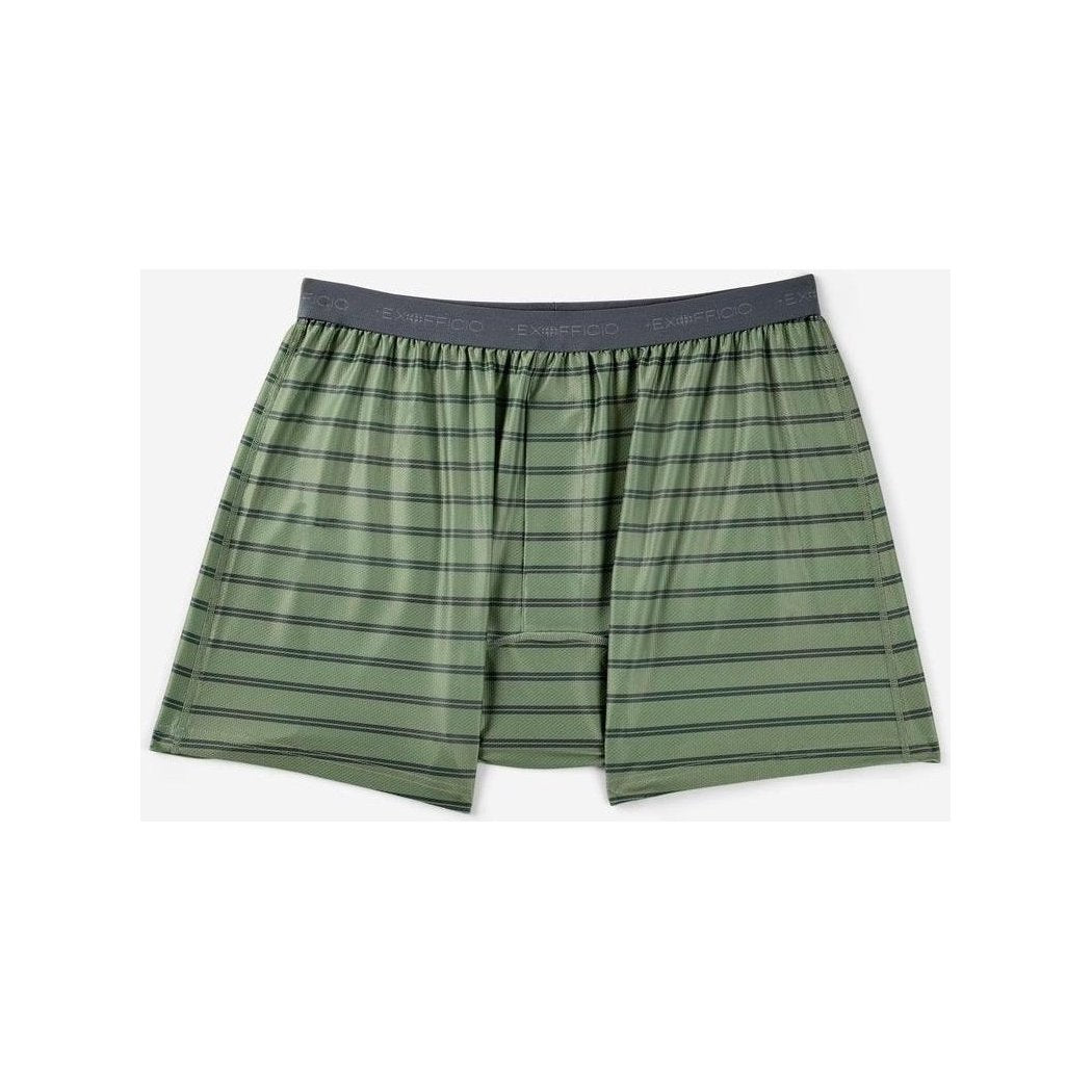 Exofficio Men's Give-N-Go 2.0 Boxer-Men's - Clothing - Underwear-Asparagus/Cobblestone-M-Appalachian Outfitters