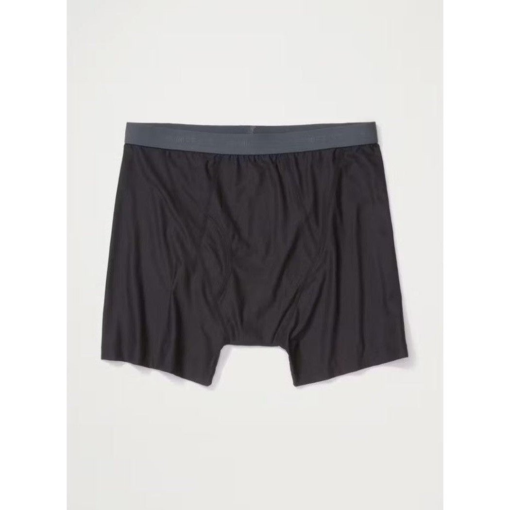 Exofficio Men's Give-N-Go Sport 2.0 Boxer Brief 6"-Men's - Clothing - Underwear-Black/Black-S-Appalachian Outfitters