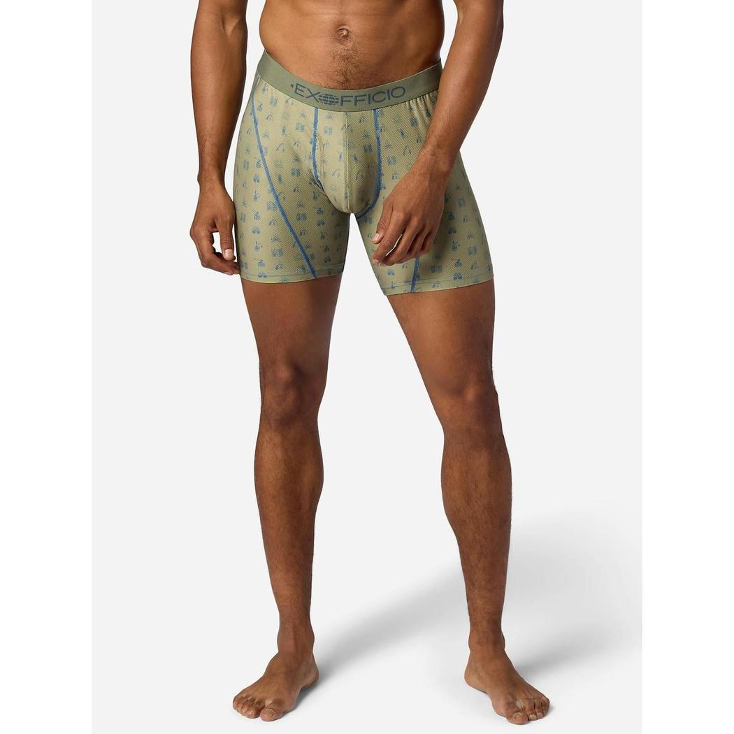Exofficio Men's Give-N-Go Sport 2.0 Boxer Brief 6"-Men's - Clothing - Underwear-Appalachian Outfitters