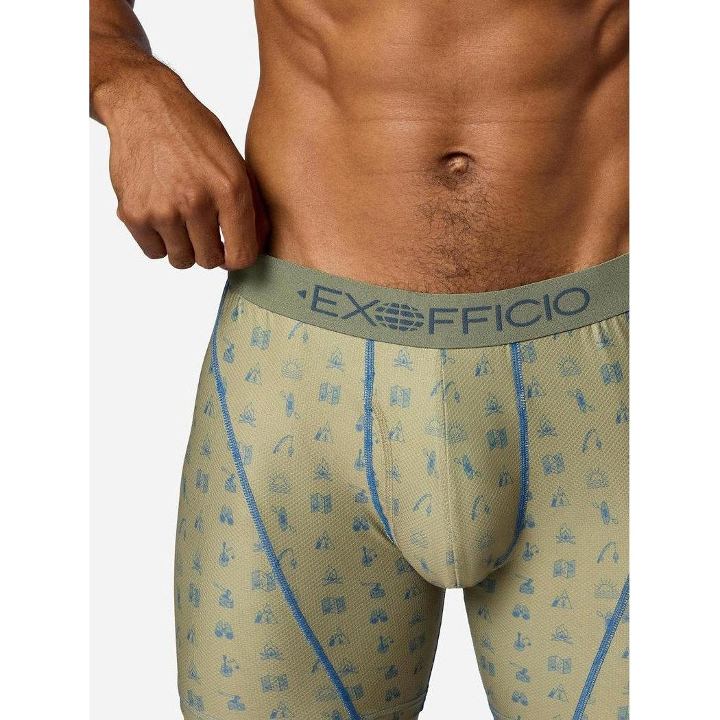 Exofficio Men's Give-N-Go Sport 2.0 Boxer Brief 6"-Men's - Clothing - Underwear-Appalachian Outfitters