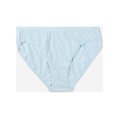 Light blue Exofficio Women's Give-N-Go 2.0 Bikini Brief shown from front against white background.