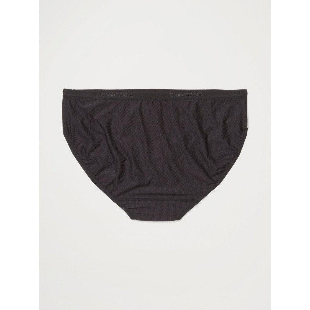 A front view of the Exofficio Women's Give-N-Go 2.0 Bikini Brief in Bellini Mosaic against a plain white background.