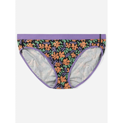 Exofficio Women's Give-N-Go Sport 2.0 Bikini Brief-Women's - Clothing - Underwear-Multi Electric Petals-XS-Appalachian Outfitters