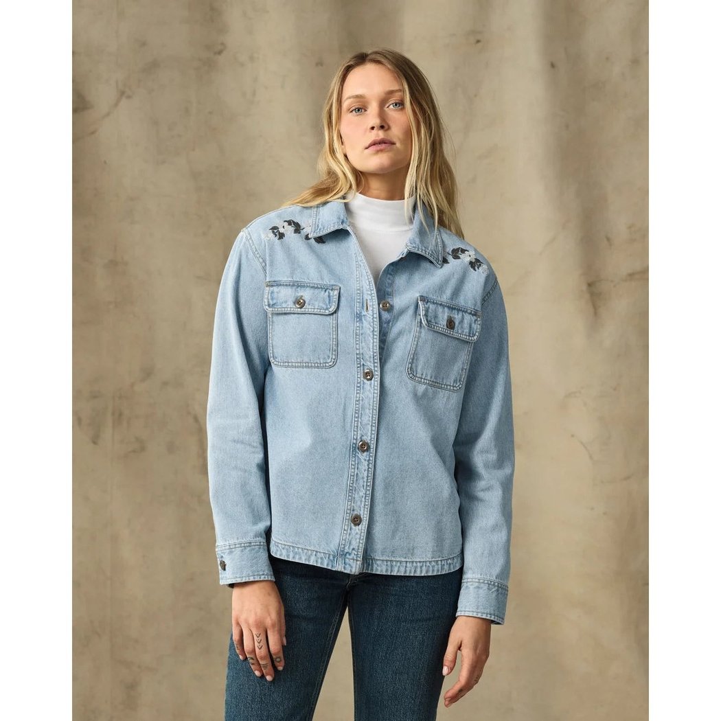 Filson Womens Denim Shirt-Women's - Clothing - Jackets & Vests-Appalachian Outfitters