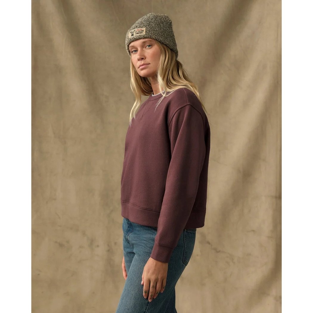 Filson Womens French Terry Crewneck-Women's - Clothing - Jackets & Vests-Appalachian Outfitters